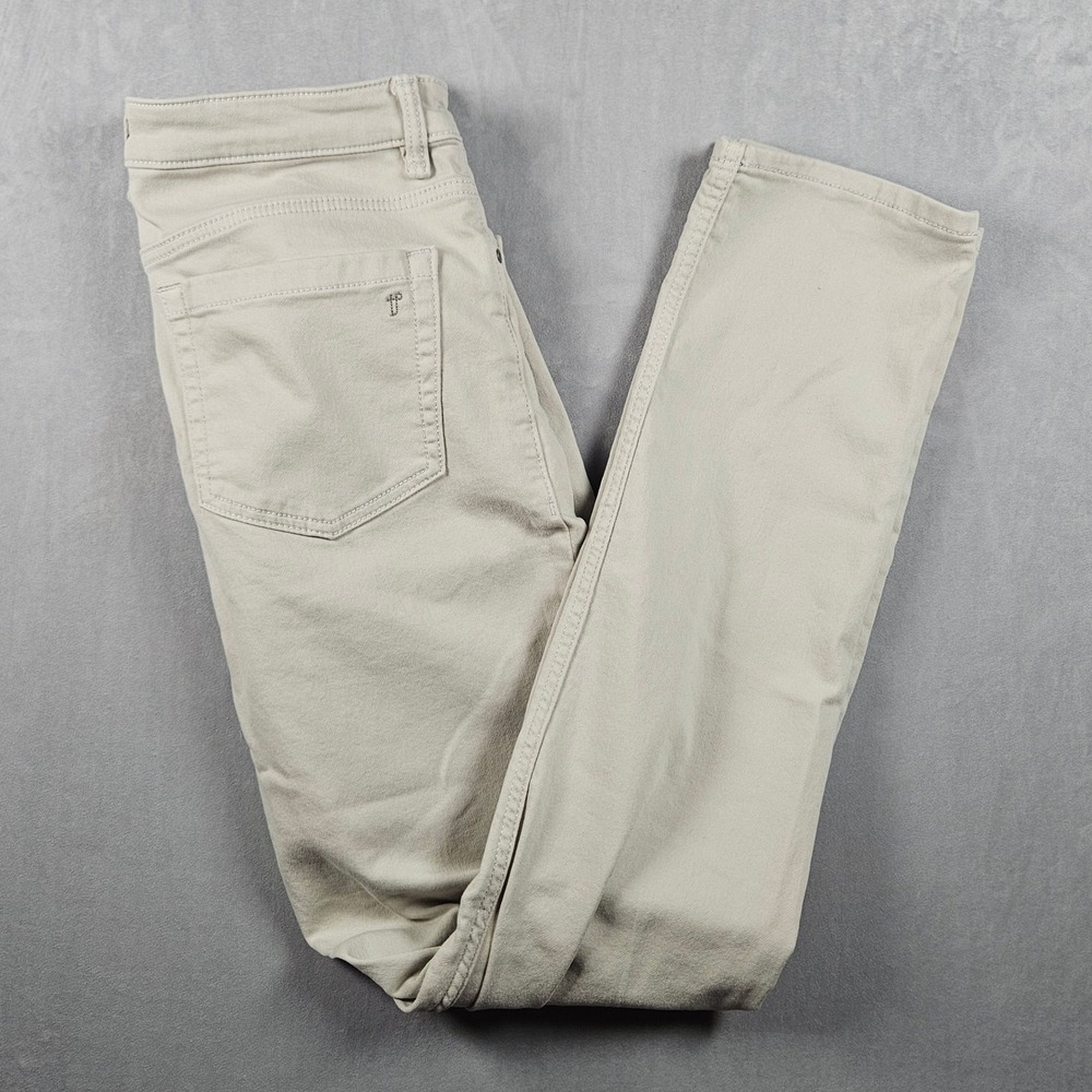 The Perfect Jean Denkhaki Pants Mens 32x34 Tan Slim Thick 5 Pocket Stretch